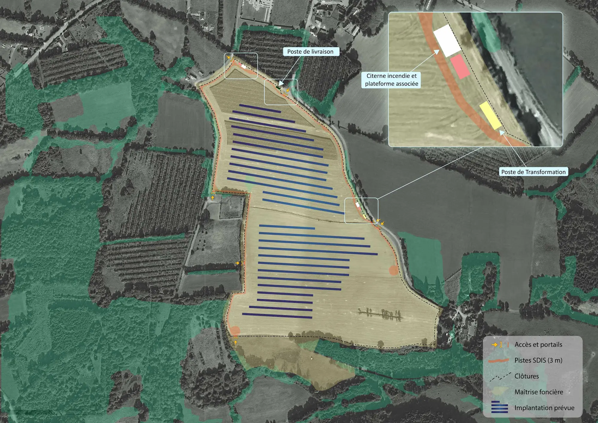 Carte d’implantation